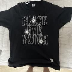 ブラックアイパッチ Tシャツ GUNSHOT STENCIL ロゴ Lのサムネイル