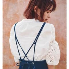 新品タグ付き Rirandture パネル刺繍ブラウス 黒 19,800円 - メルカリ
