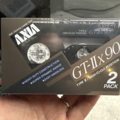 AXIA GT-IIx 90 カセットテープ 2パックのサムネイル