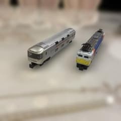 トレーンカシオペアダイキャスト 鉄道模型 2両編成のサムネイル