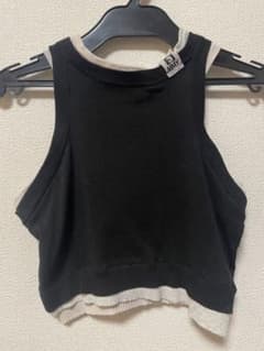 MMY レイヤード タンクトップ ブラック 38 MMY レイヤード タンクトップ ブラック 38 - メルカリ
