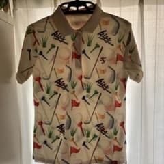 kiss on the green ゴルフシャツ 総柄のサムネイル