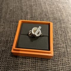 HERMES シルバー リング クロワゼットリング　51のサムネイル