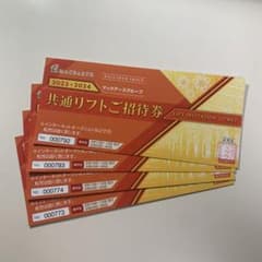 【リフト1日無料券】マックアース共通リフトご招待券のサムネイル