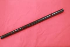 琉球横笛　竹製（Ｃ調）基本の音の高さになります。手工品　新品未使用 沖縄県産 琉球横笛 竹製（C♯調）音の高さになります。手工品 新品未