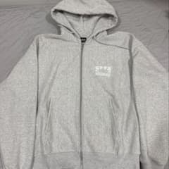 Stussy クラウンロゴ ジップパーカー グレー Lのサムネイル