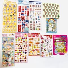 平成レトロ シールセット タイル レモン株式会社 もっちり ぷっちり