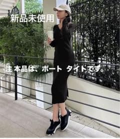 神戸レタス
岡部あゆみさんコラボ 
リブニットロングスリーブワンピースのサムネイル