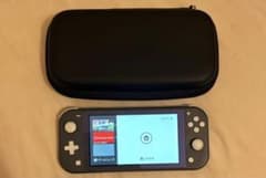 ( 美品)Nintendo Switch Lite 本体 グレー ケース付きのサムネイル