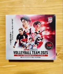 バレーボール男子日本代表 2025トレーディングカード BOXおまけカード2枚付のサムネイル