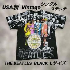 【USA製ヴィンテージ】THE BEATLES 総柄 Tシャツ シングルのサムネイル