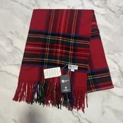 ジョンストンズ カシミヤ100％ 大判ストール ロイヤルスチュワートのサムネイル