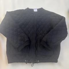 ZARA キルティングアウター　ジャンパー　黒　ザラキッズ　128