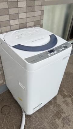 SHARP 全自動洗濯機 ES-GE55R 本体 - メルカリ