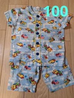 ミキハウス　前開き　ボタン　パジャマ　100のサムネイル