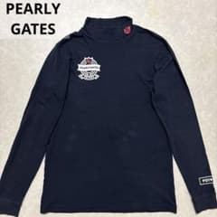 パーリーゲイツ☆綿95%混☆ストレッチ☆モックネック【メンズ サイズ4