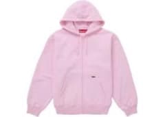 Supreme ジップアップパーカー ライトピンク Mサイズ - メルカリ