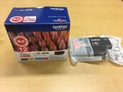 ブラザー純正 インクカートリッジ 新品 4色＋黒、LC12-4PK,LC12BKのサムネイル