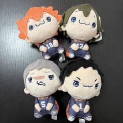 ハイキュー　もちぴこマスコット 日向翔陽 澤村大地　山口忠　田中龍之介