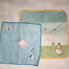 ちいかわ ハンドタオル 2枚セット　はちわれとうさぎのサムネイル