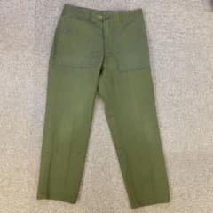70's U.S.ARMY 米軍実物 ベイカーパンツ ファティーグ us古着のサムネイル