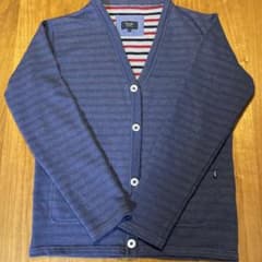 BEAMS HEART ネイビー カーディガン Sサイズのサムネイル