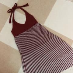 ◎美品！ストライプ柄サマードレスのサムネイル