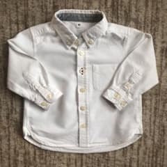 無印良品 ワイシャツ白 80のサムネイル