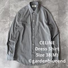 CELINE 現行 ストライプシャツ ドレスシャツ 長袖 サイズM 38 CELINE 現行 ストライプシャツ ドレスシャツ 長袖 サイズM 38 - メルカリ