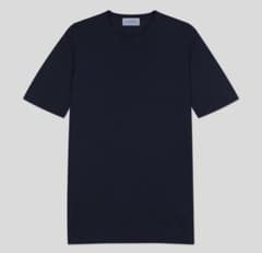 新品】Johnsmedley シーアイランドコットン Tシャツ ネイビー L - メルカリ