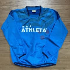 ATHLETA 青色 長袖ジャージ サッカー用のサムネイル