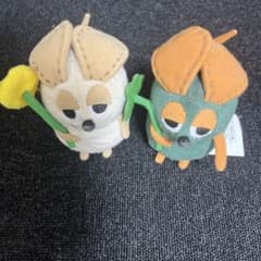 ねずみ ぬいぐるみ マスコット 2種セットのサムネイル