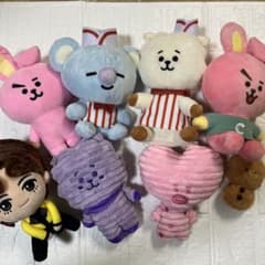 BT21 TinyTAN 봉제인형 마스코트 7체 세트