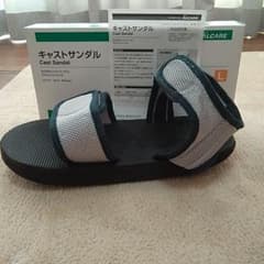 ギブス用サンダル　Ｌサイズ(24.5～29.5)のサムネイル
