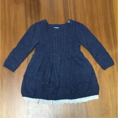 【お値下げ中】babyGAP ニットワンピースのサムネイル
