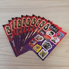 ファントムバスターズ キメ顔＆変顔 フレークシール 10枚セット【非売品】のサムネイル