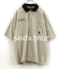 【新品未使用】SANTA CRUZ サンタクルーズ ワークシャツ 刺繍のサムネイル