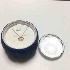 4℃ネックレス ピンクゴールド 美品のサムネイル