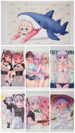 NEW GAME! 클리어 파일 7장 세트