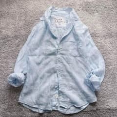 フランクアンドアイリーン BARRY シャツ リネン スキッパー ストライプ