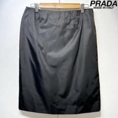 希少 美品 PRADA サイドジップ Aライン ナイロン タイトスカート 44 希少 美品 PRADA サイドジップ Aライン ナイロン タイトスカート 44