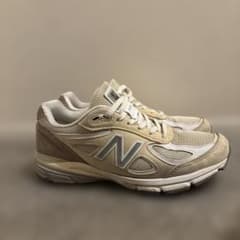 New Balance 990 V4 ベージュ/ホワイト スニーカーのサムネイル