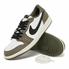 NIKE AIR JORDAN 1 LOW ミディアムオリーブ　27.0のサムネイル