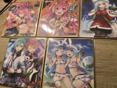 SDVX ボルテオリジナルグッズキャンペーン　ミニ色紙　5枚セットのサムネイル