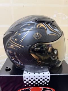 Kabuto exceedＬサイズインカム付きゴールド ミラーシールド Kabuto exceedLサイズインカム付きゴールド ミラーシールド - メルカリ