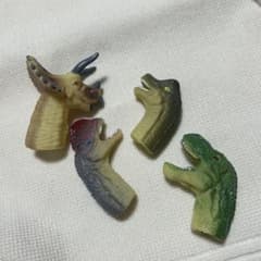 恐竜 ゆびにんぎょう 4個のサムネイル