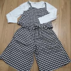 新品 キッズ　GU セットアップ　130　3点セットのサムネイル
