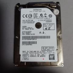 【動作確認済】Hitachi 640GB 2.5インチ 内蔵型HDDのサムネイル