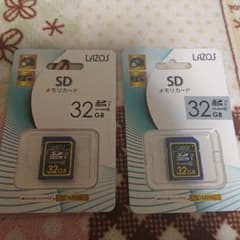 LAZOS SDカード Class10 2枚セット 未開封 新品のサムネイル