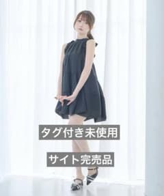 Rosé Muse Sheer flare ribbon mini dress - メルカリ